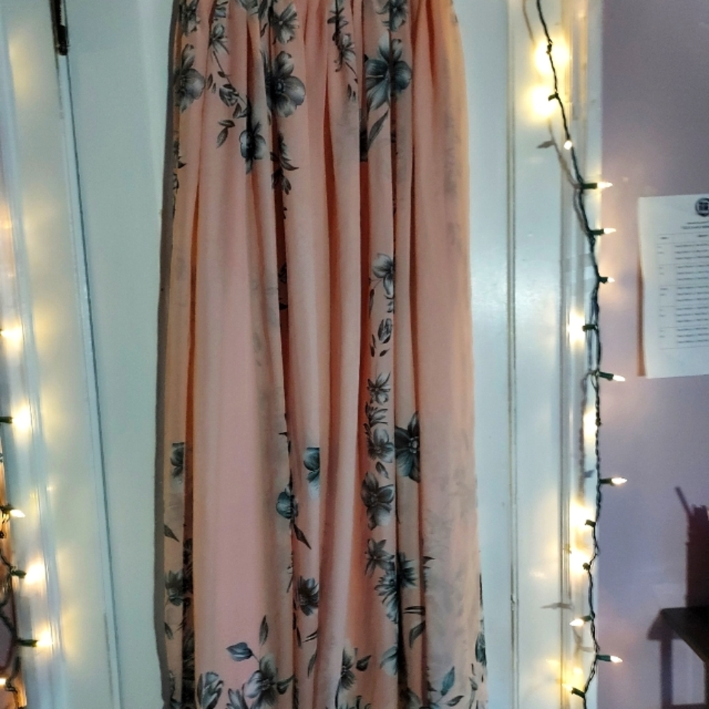 90s floral maxi skirt